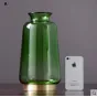 Стеклянная цветочная ваза Green