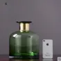 Стеклянная цветочная ваза Green