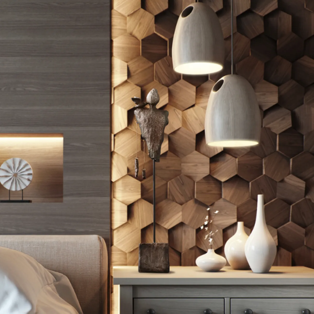 Современная минималистская абстрактная фигура Chari