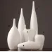 Керамическая белая ваза ручной работы Angelina