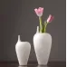 Керамическая белая ваза ручной работы Angelina
