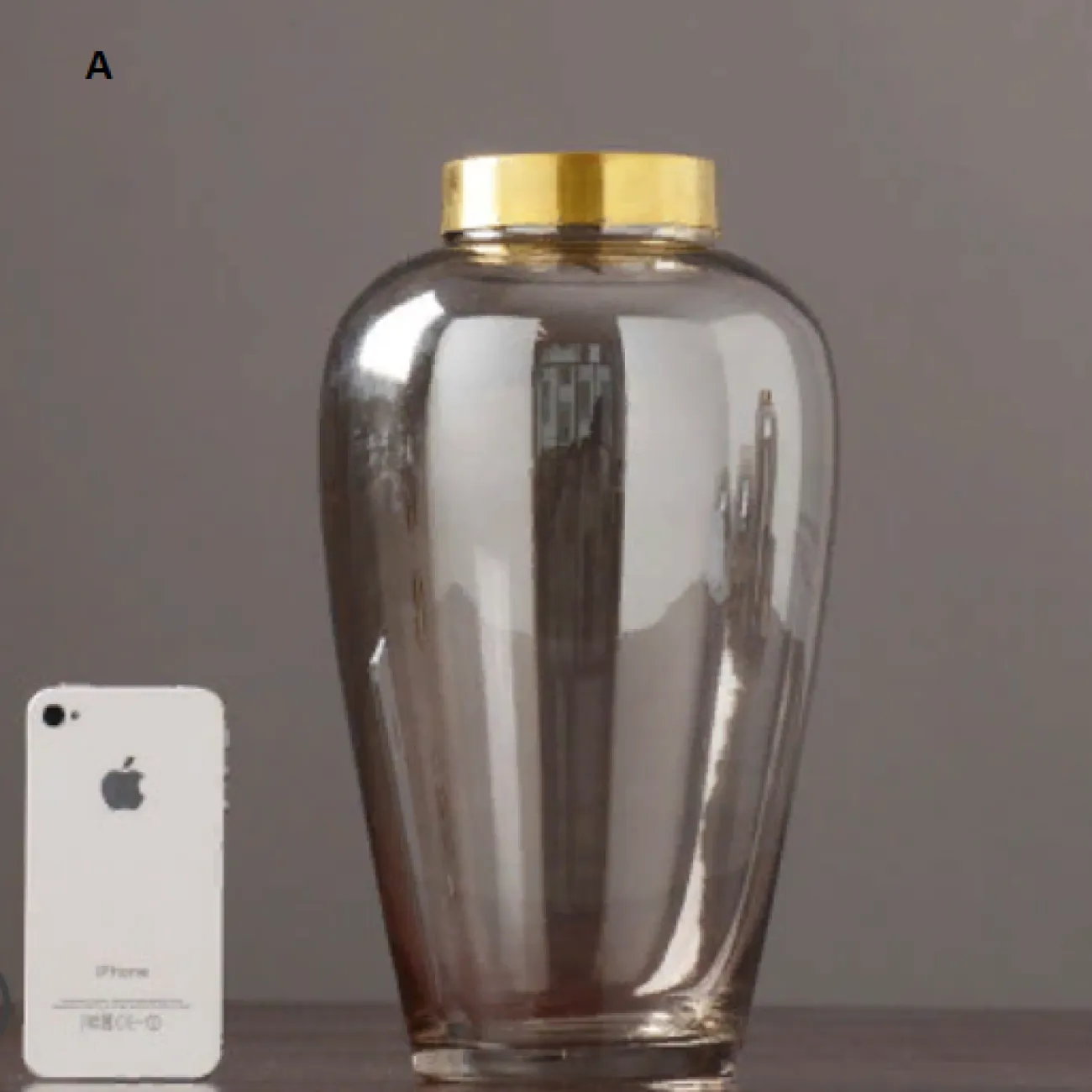 Скандинавская стеклянная прозрачная ваза Amilia Скандинавская стеклянная прозрачная ваза Amilia