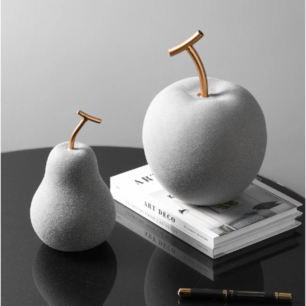 Скандинавское украшение из керамики яблоко и груша Vitamins