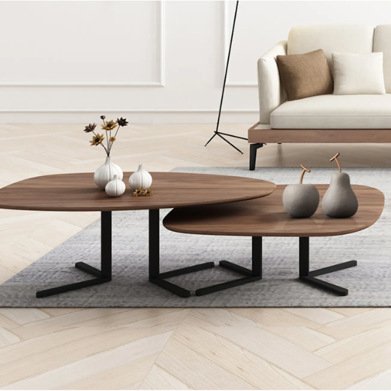 Скандинавское украшение из керамики яблоко и груша Vitamins