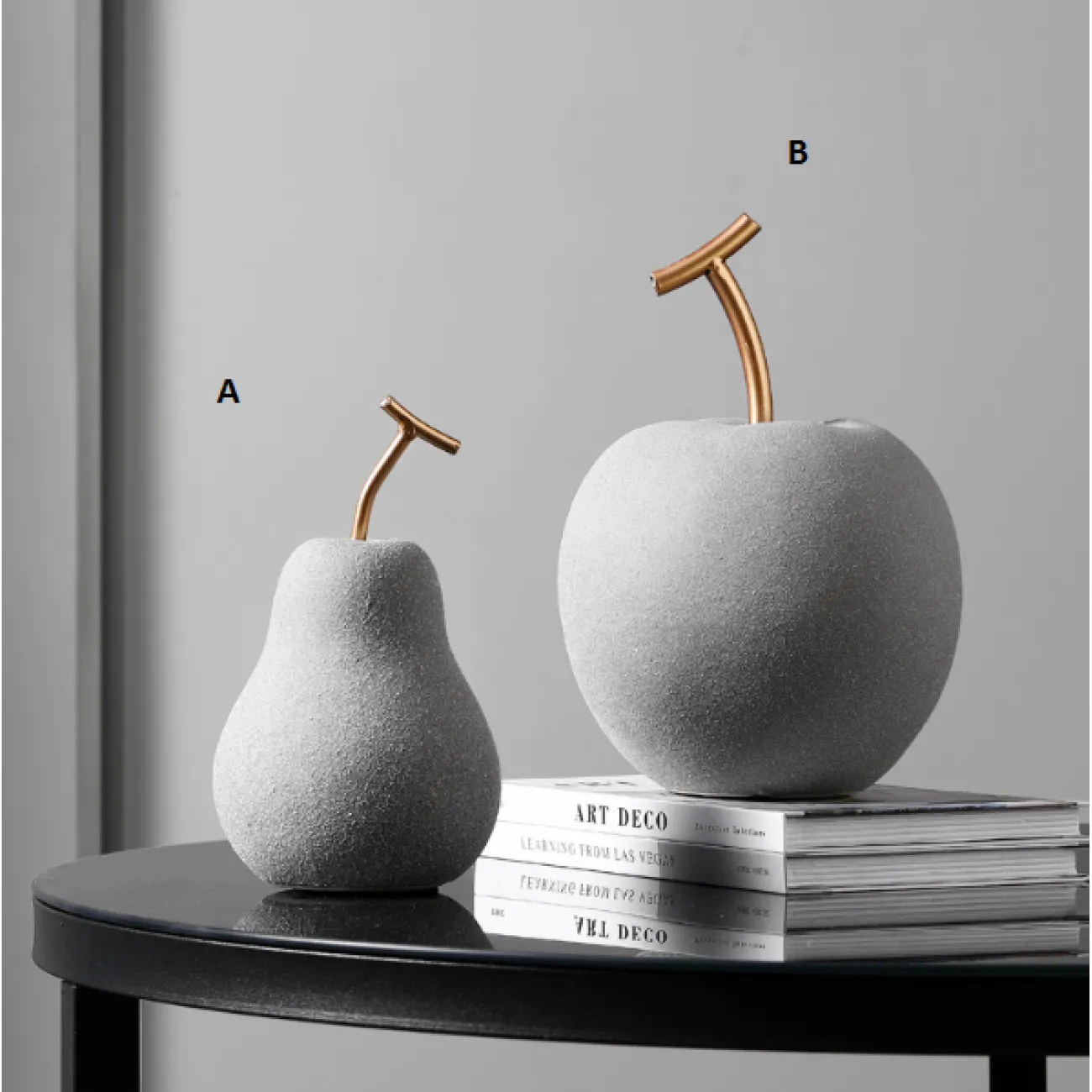 Скандинавское украшение из керамики яблоко и груша Vitamins