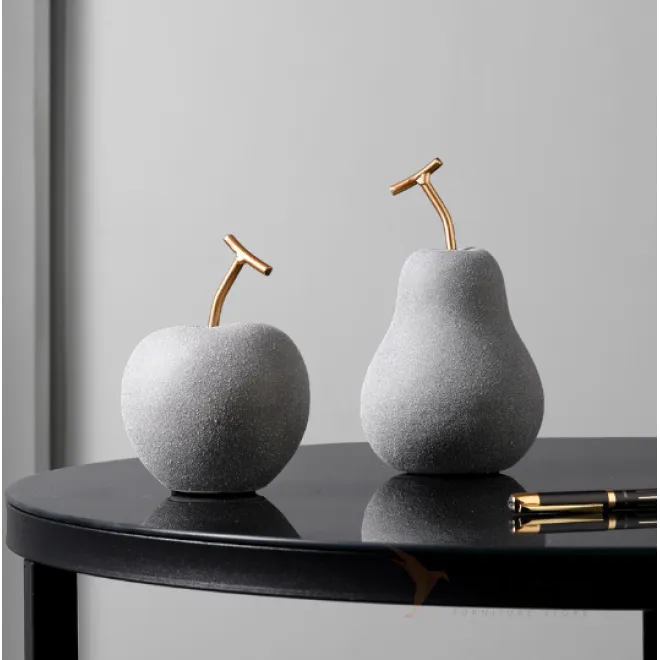 Скандинавское украшение из керамики яблоко и груша Vitamins