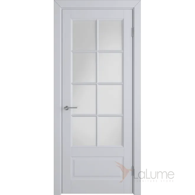 Межкомнатная дверь STOCKHOLM GLANTA ETT COTTON WHITE CLOUD