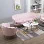 Кресло низкое велюровое зеленое PJS16001-PJ622 от LaLume