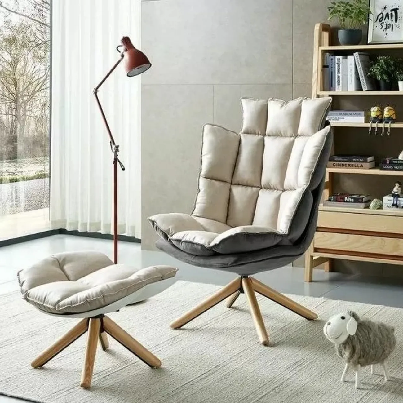 Банкетка DC-1565A(F) бежевый HE510-01B ESF 