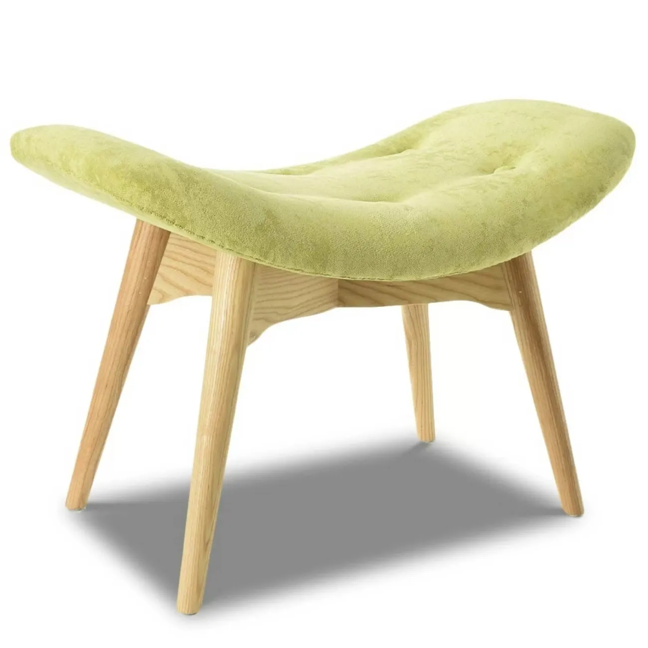 Банкетка DС-917F цвет оливковый YR2214-12 ноги ясень-01 ESF Банкетка DС-917F цвет оливковый YR2214-12 ноги ясень-01 ESF