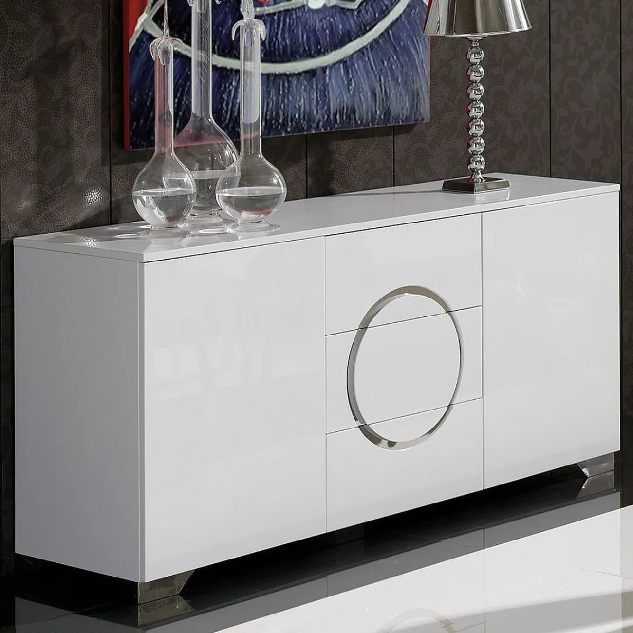 Буфет W 743 белый ESF