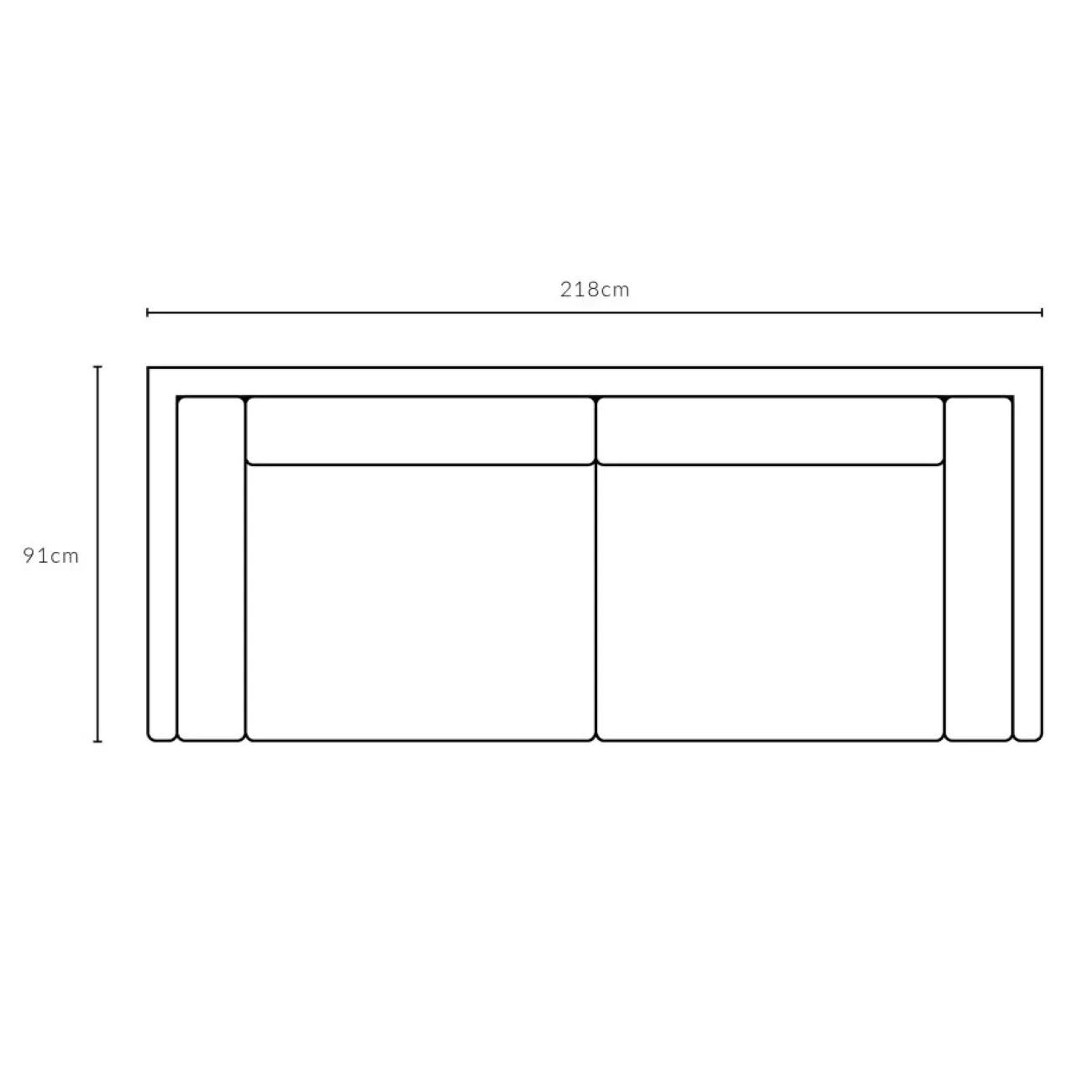 Диван AMSTERDAM 5176 (3-х местный) графит ESF