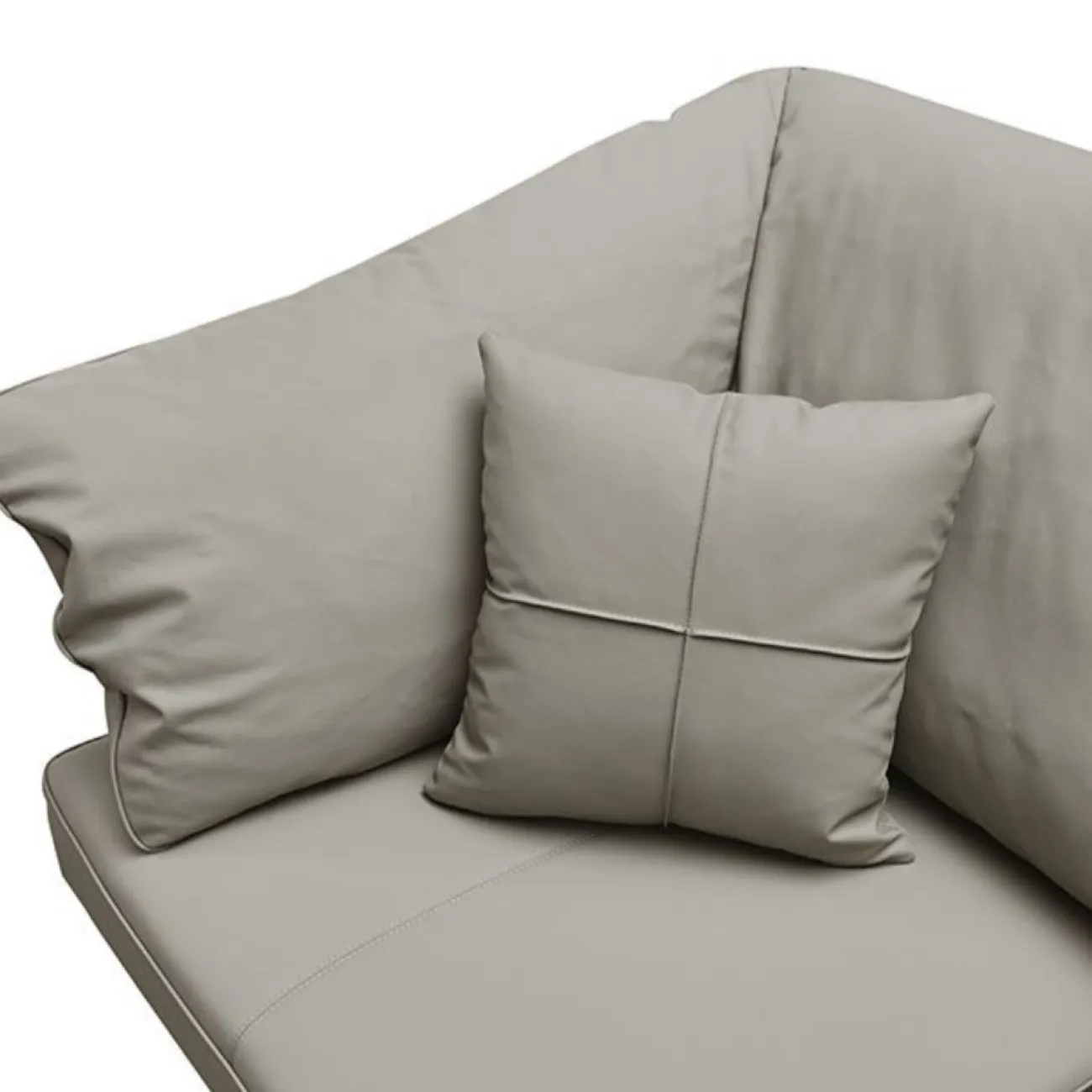 Диван ARTE NAPPA SF035 (3-х местный) серый 6623-темно серый ESF Диван ARTE NAPPA SF035 (3-х местный) серый 6623-темно серый ESF