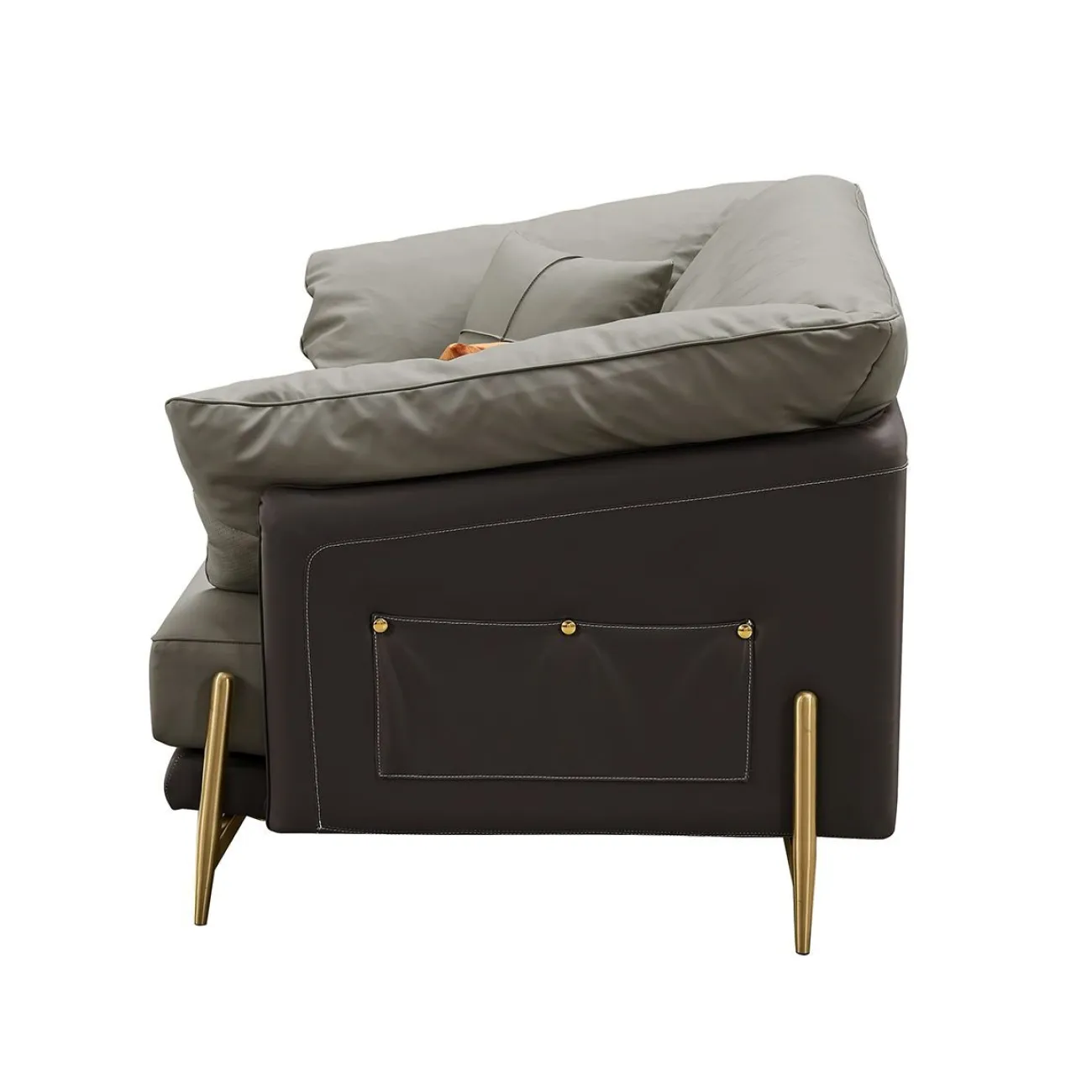 Диван ARTE NAPPA SF035 (2-х местный) серый 6623-темно серый ESF