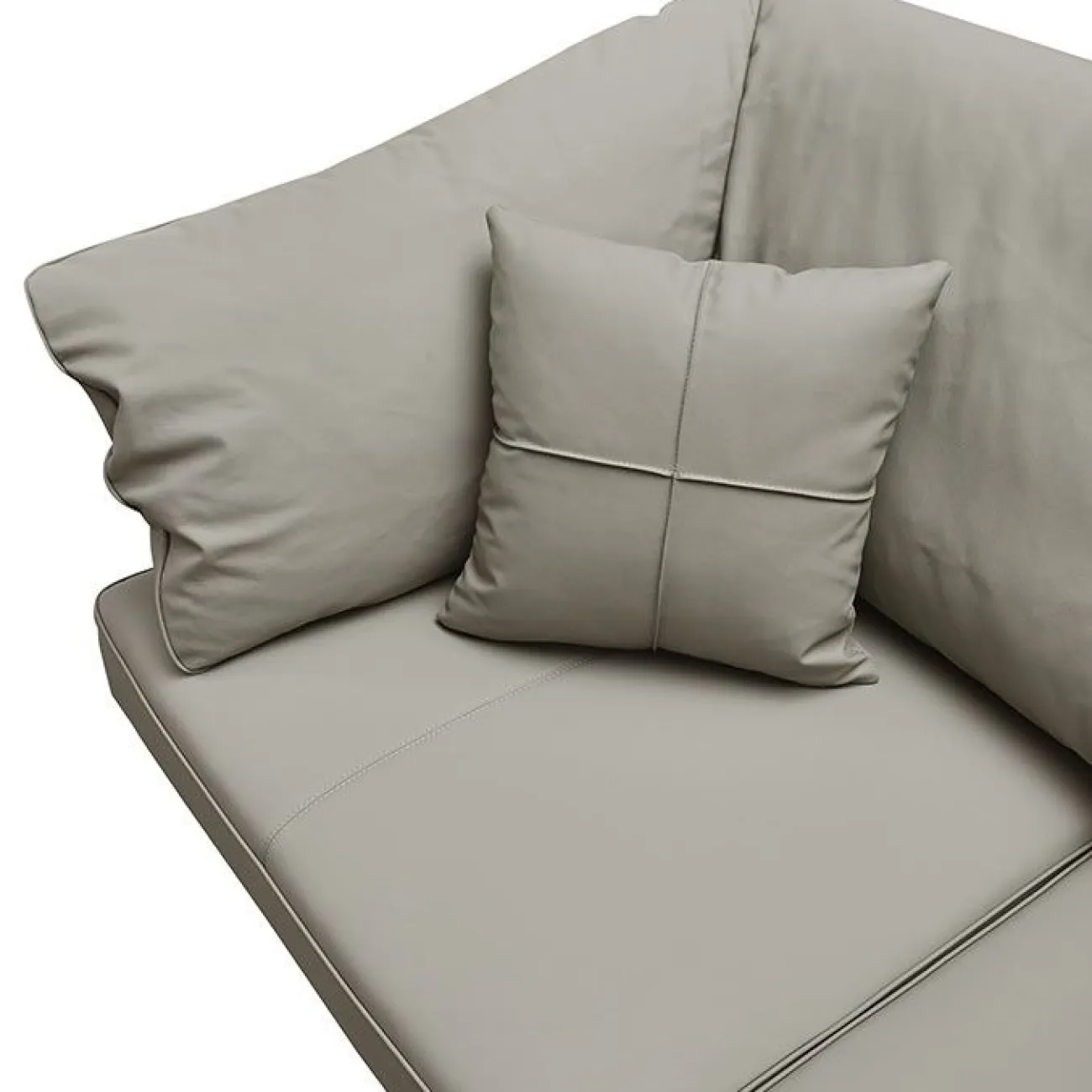 Диван ARTE NAPPA SF035 (2-х местный) серый 6623-темно серый ESF