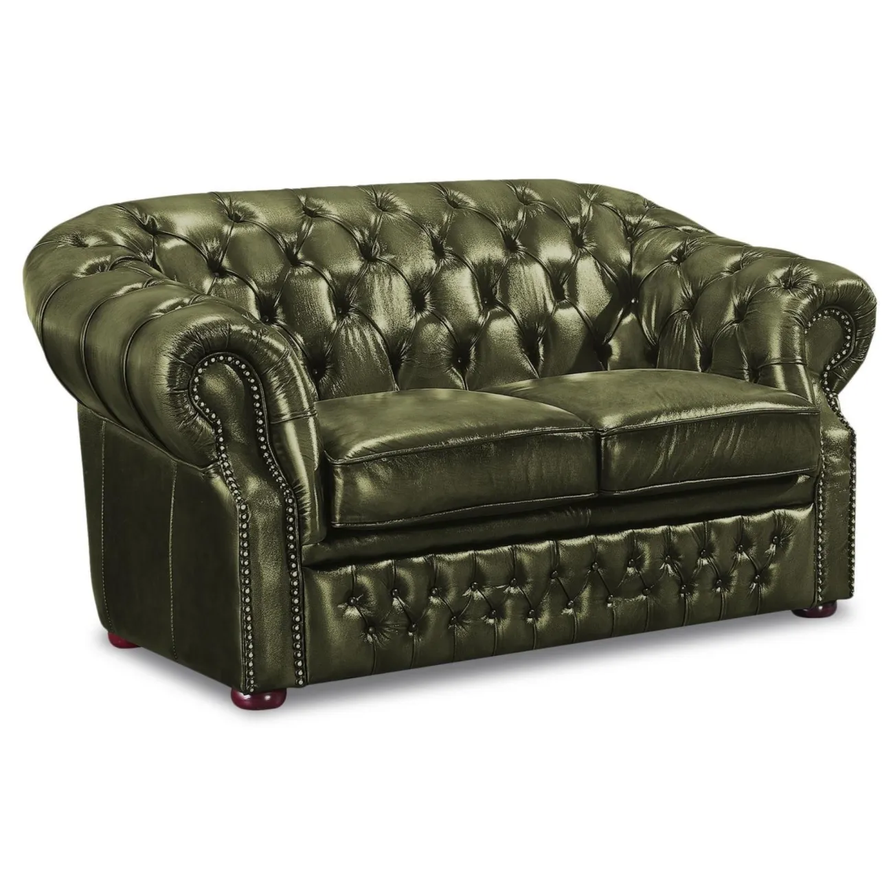 Диван B-128 (2-х местный) зеленый ESF