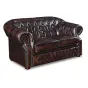 Диван B-128 (2-х местный) коричневый ESF