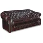 Диван B-128 (3-х местный)  коричневый ESF