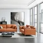 Диван CALIFORNIA NAPPA SF002 (2-х местный) коричневый 6606 ESF