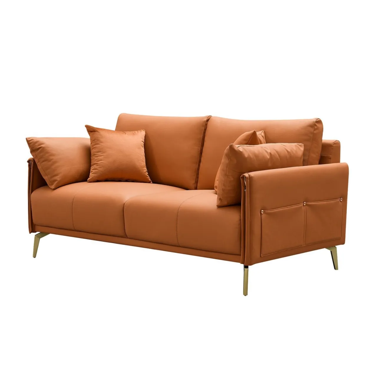 Диван CALIFORNIA NAPPA SF002 (2-х местный) коричневый 6606 ESF