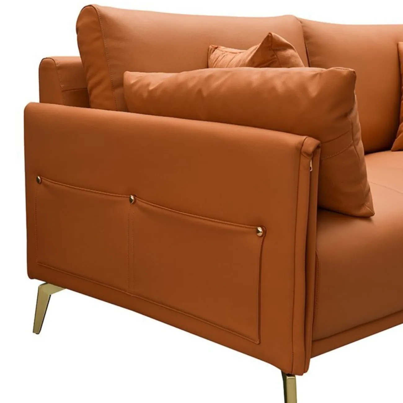 Диван CALIFORNIA NAPPA SF002 (2-х местный) коричневый 6606 ESF