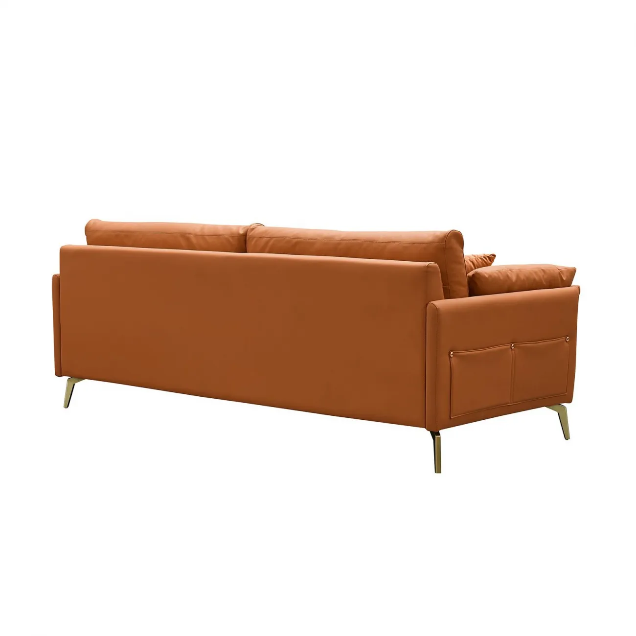 Диван CALIFORNIA NAPPA SF002 (3-х местный) коричневый 6606 ESF