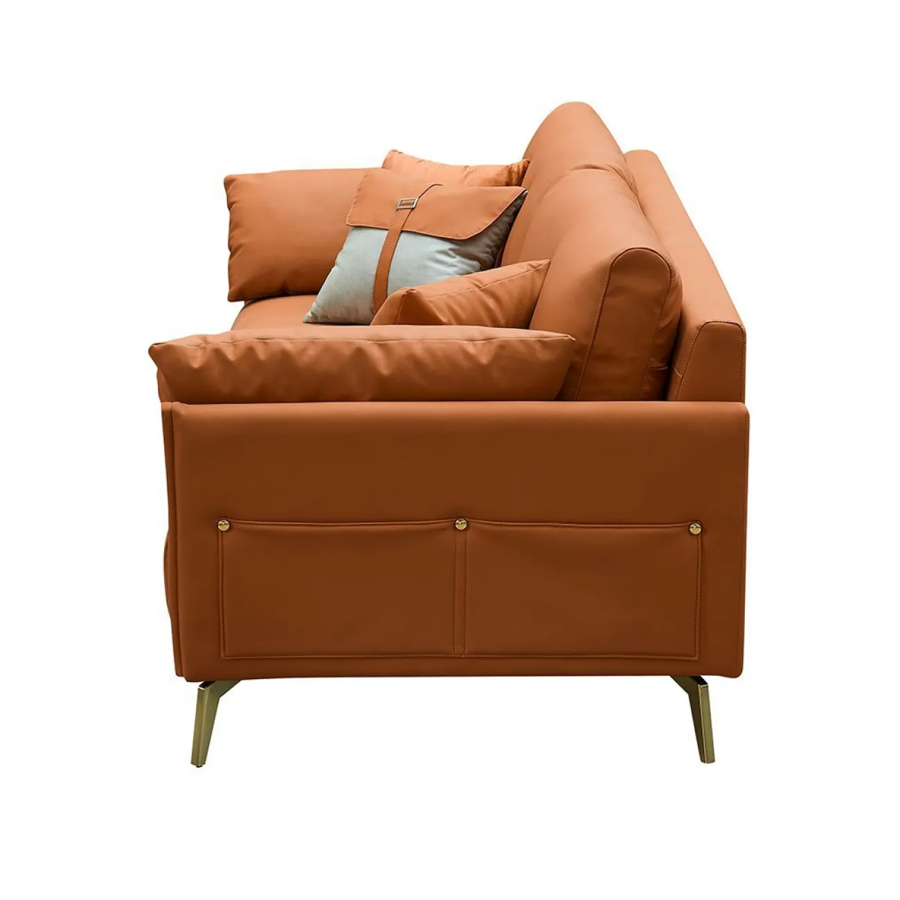 Диван CALIFORNIA NAPPA SF002 (3-х местный) коричневый 6606 ESF