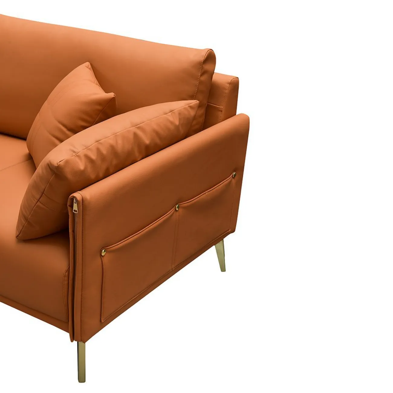 Диван CALIFORNIA NAPPA SF002 (3-х местный) коричневый 6606 ESF