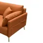 Диван CALIFORNIA NAPPA SF002 (3-х местный) коричневый 6606 ESF