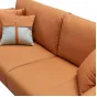 Диван CALIFORNIA NAPPA SF002 (3-х местный) коричневый 6606 ESF