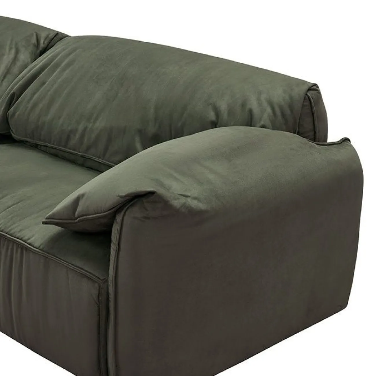 Диван CASABLANCA SF026 (4-х местный)  темно зеленый 2207-21 ESF