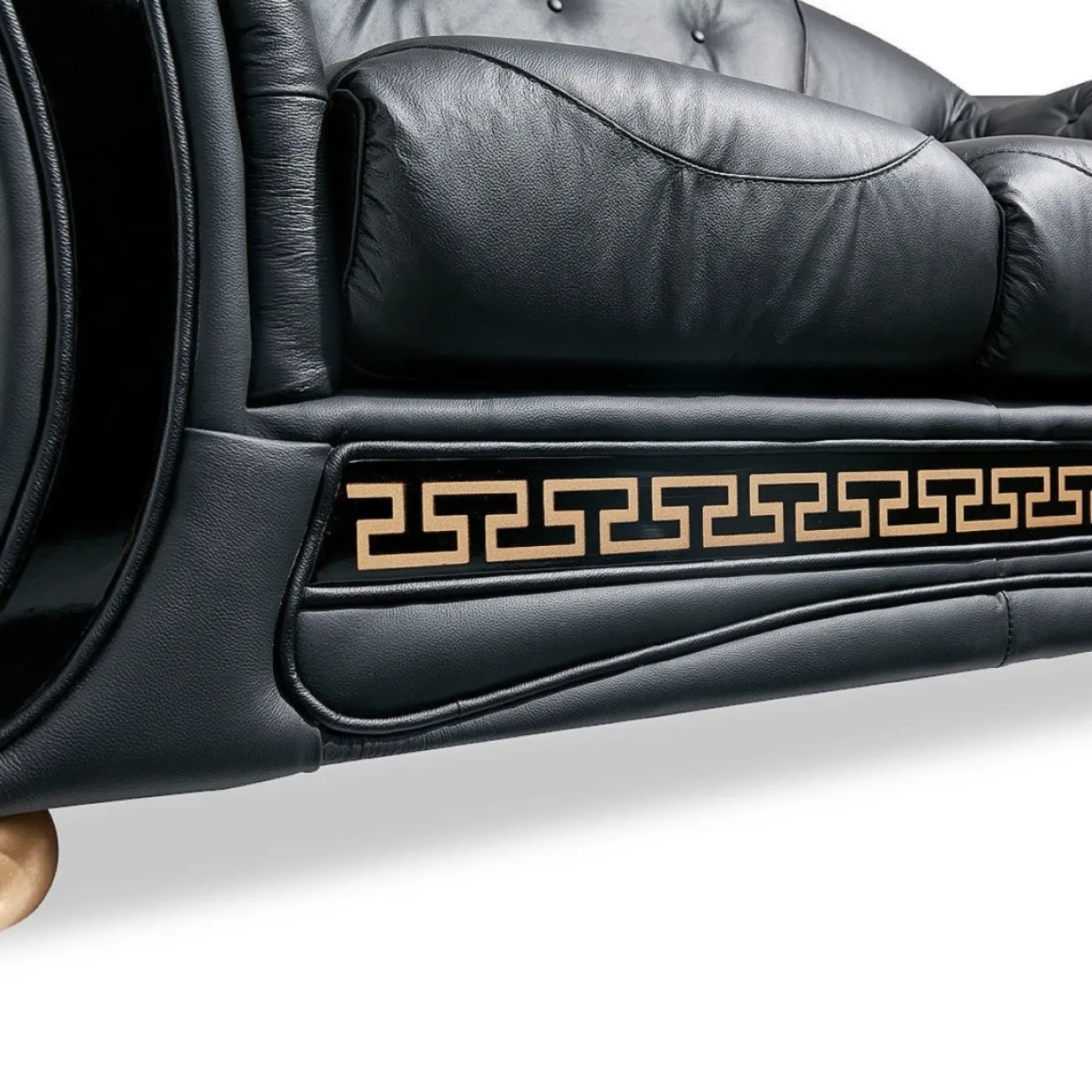 Диван Versace (2-х местный) черный ESF