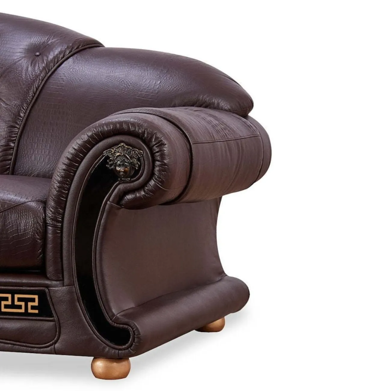 Диван Versace (2-х местный) коричневый 37 (VERSUS) ESF