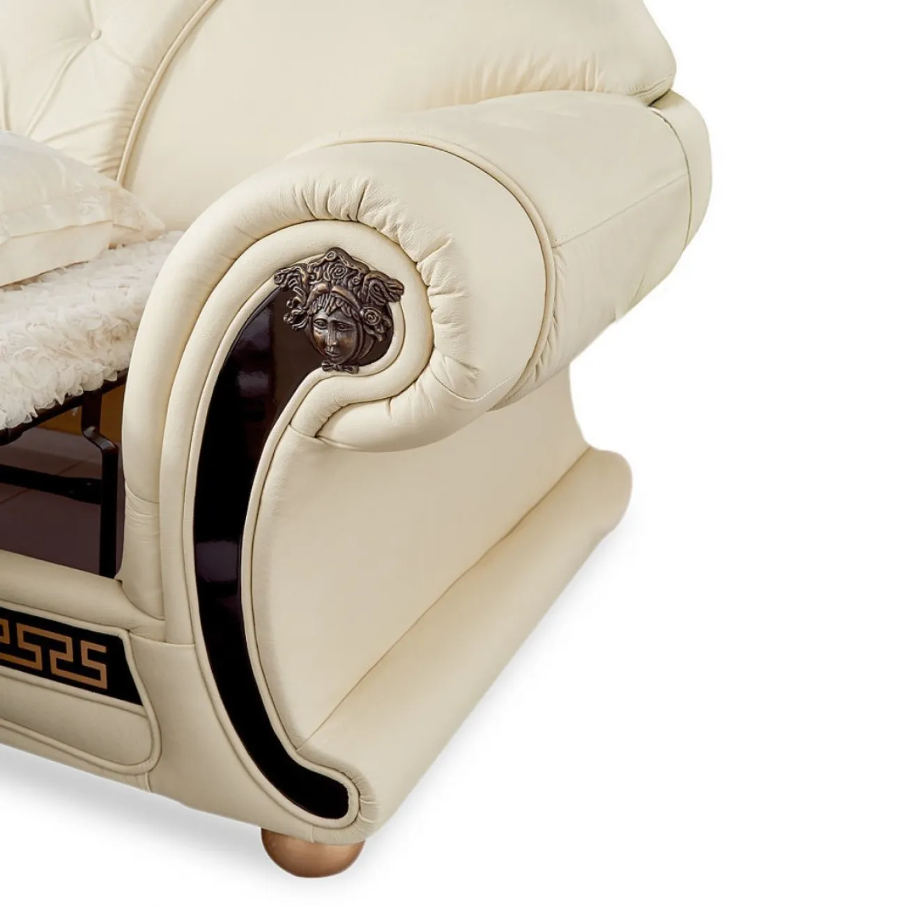 Диван Versace (3-х местный) белый ESF