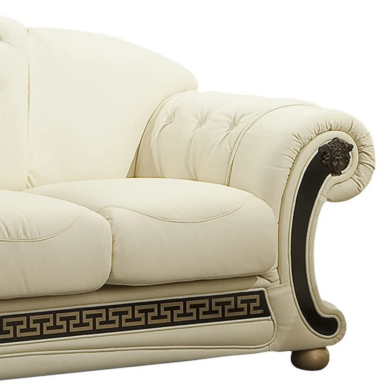Диван Versace (3-х местный) белый ESF