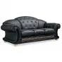 Диван Versace (3-х местный) черный ESF