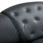Диван Versace (3-х местный) черный ESF