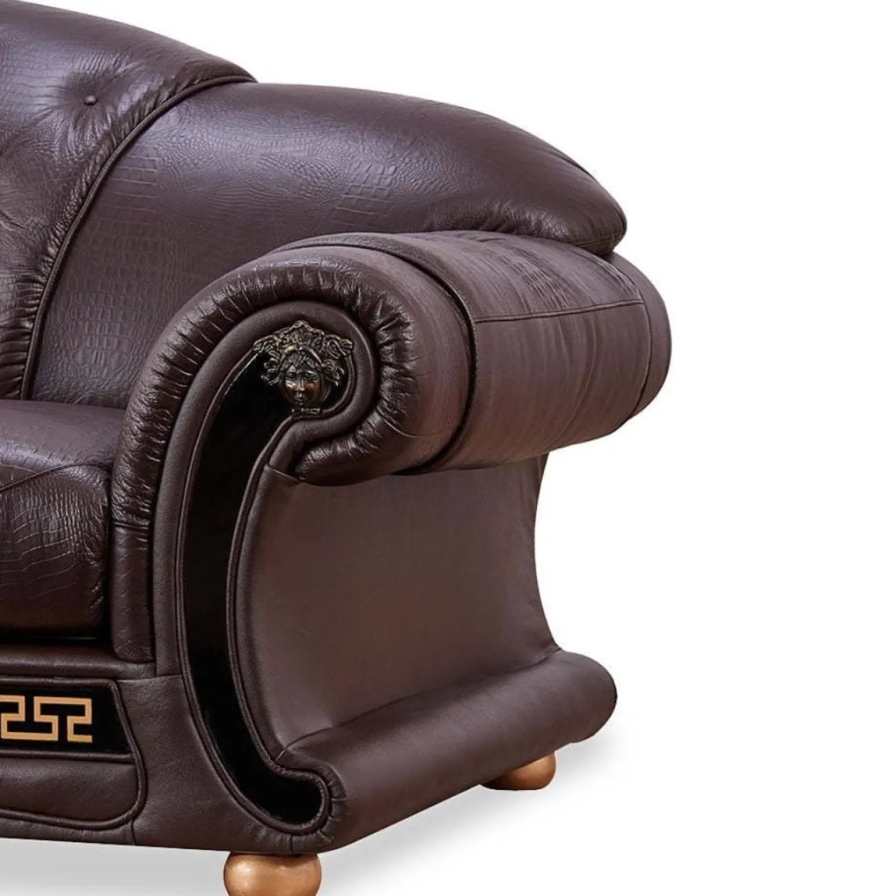 Диван Versace (3-х местный) коричневый 37 (VERSUS) ESF