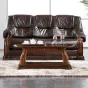 Диван-кровать Castello (3-х местный) коричневый ESF