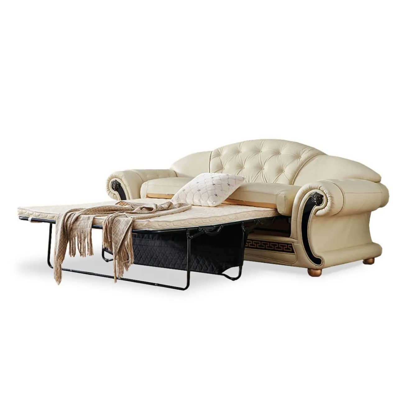 Диван-кровать Versace (3-х местный) белый (VERSUS) ESF