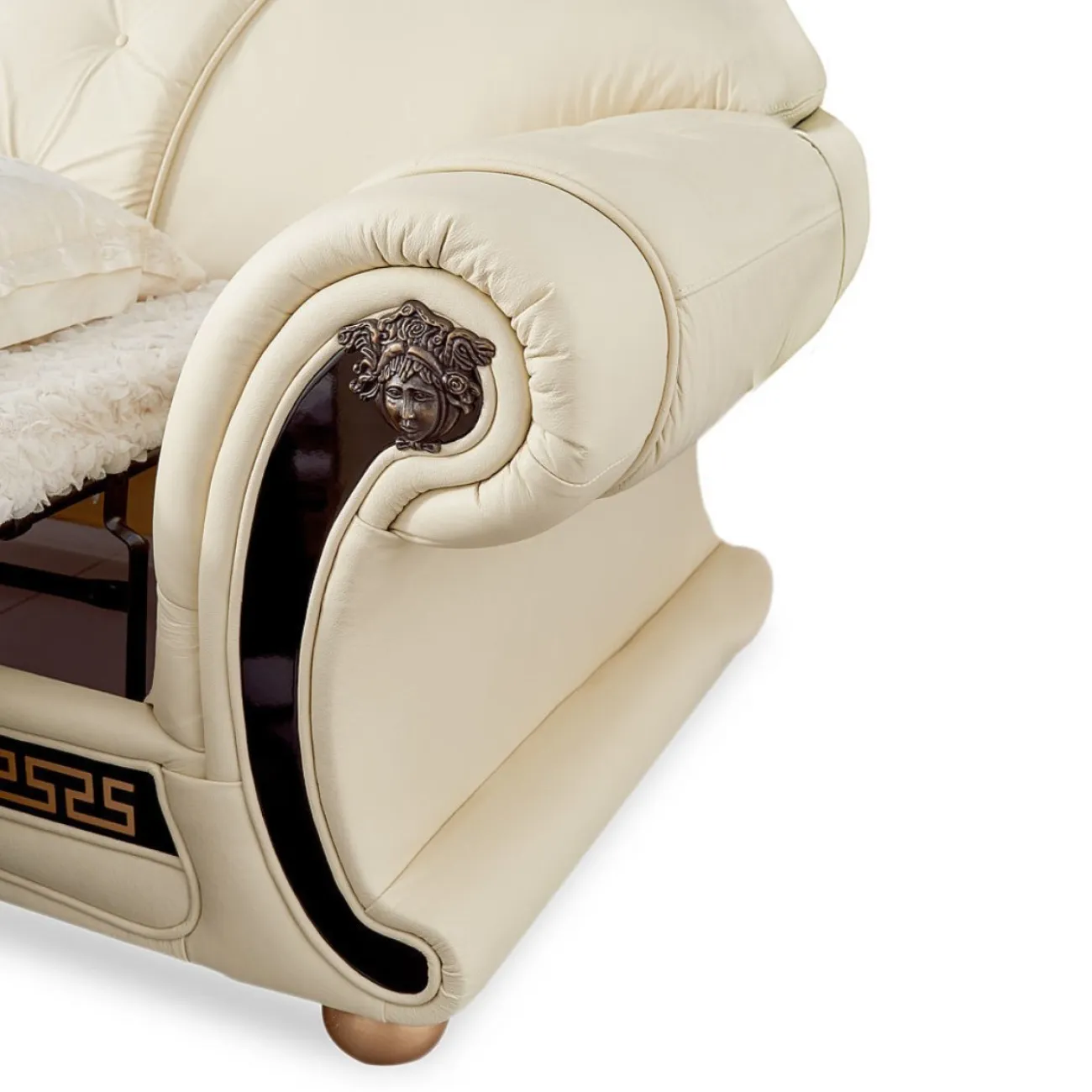 Диван-кровать Versace (3-х местный) белый (VERSUS) ESF