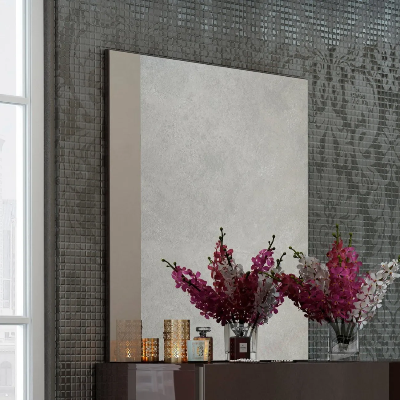 Зеркало  FENICIA 5100 BARCELONA  шоколад ESF 