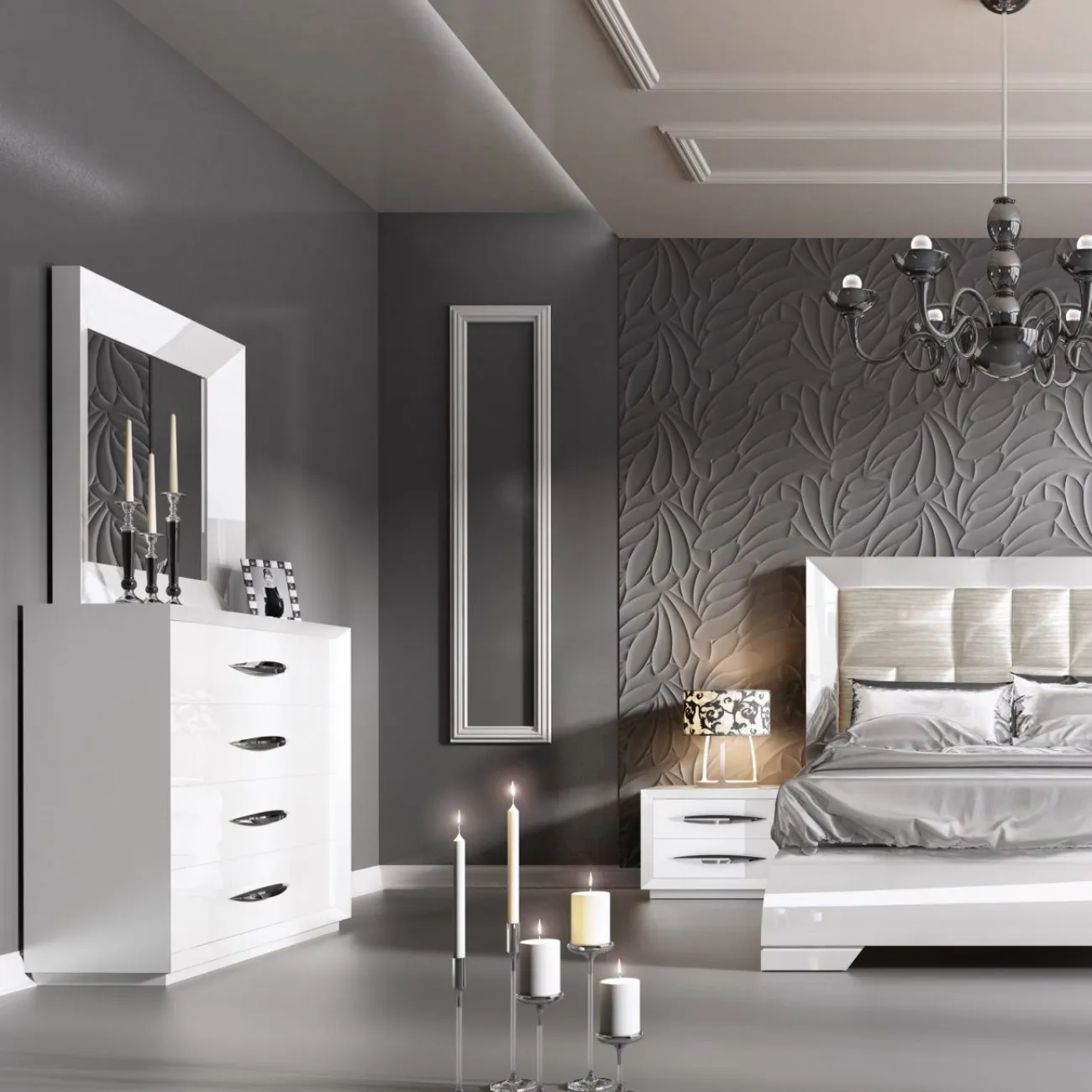 Зеркало FRANCO CARMEN 1018 белый ESF Зеркало FRANCO CARMEN 1018 белый ESF