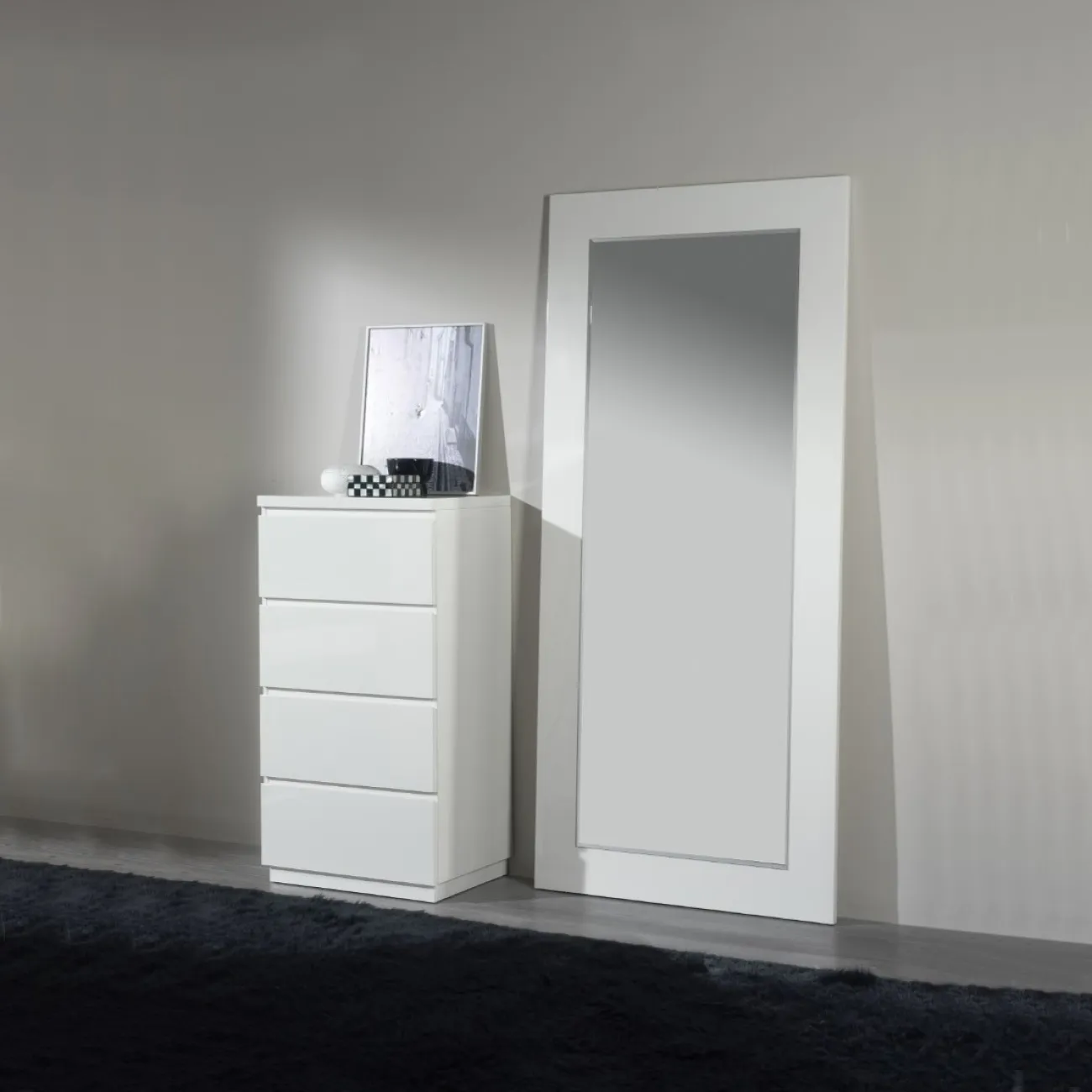 Зеркало Е-77 белое ESF