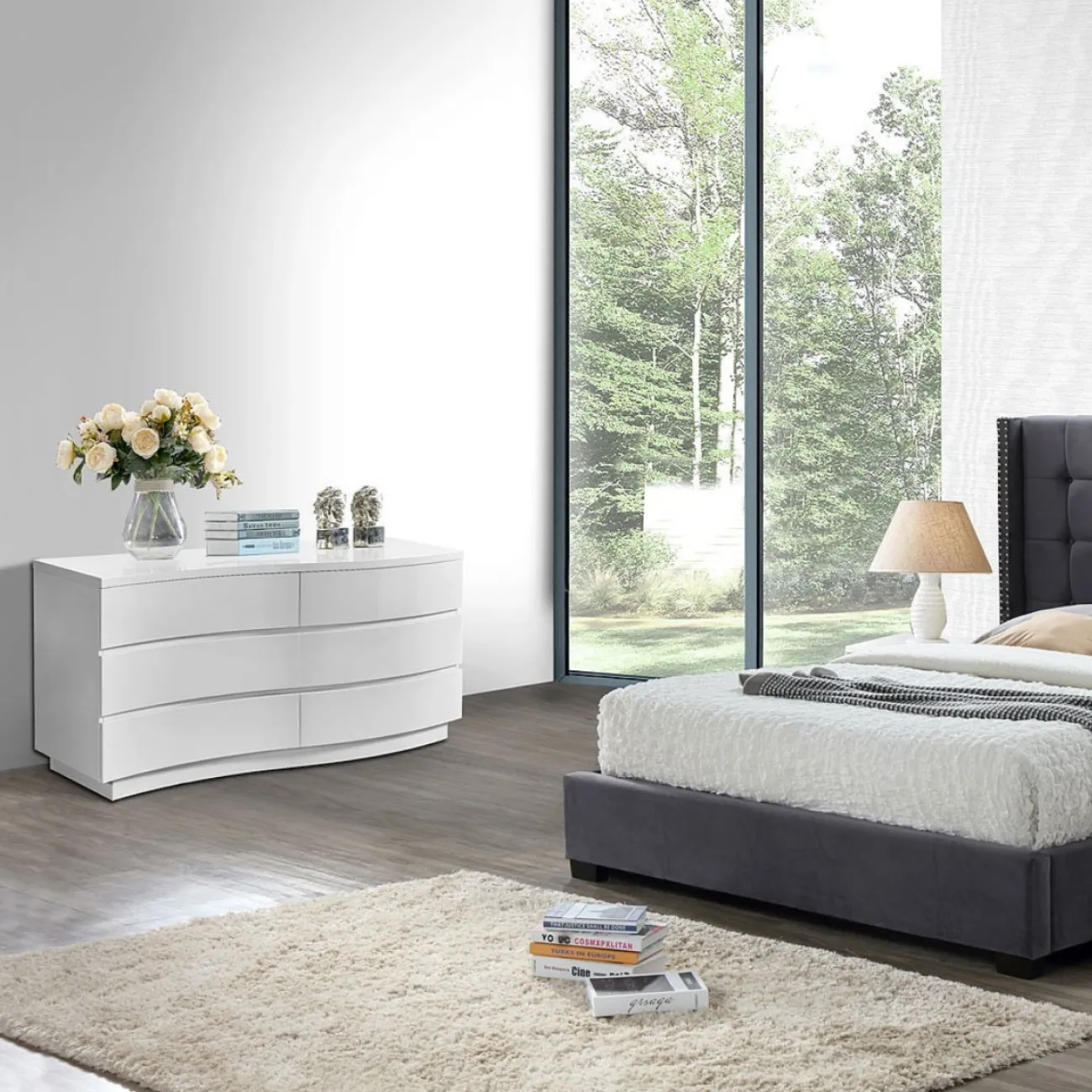 Комод DR306 белый ESF