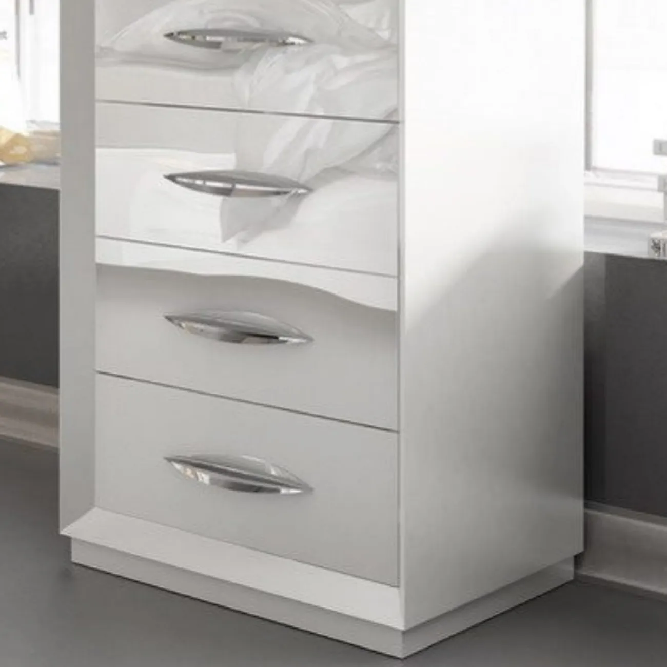 Комод вертикальный FRANCO CARMEN 1028 белый ESF Комод вертикальный FRANCO CARMEN 1028 белый ESF