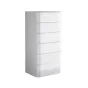 Комод вертикальный S-102 белый ESF 