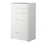 Комод вертикальный S-110 белый ESF 