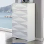 Комод вертикальный S-153 белый ESF 