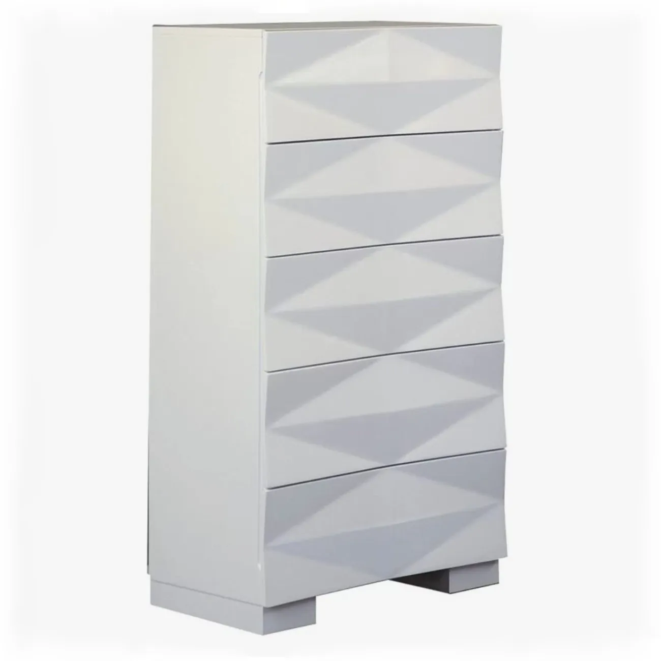 Комод вертикальный S-153 белый ESF 